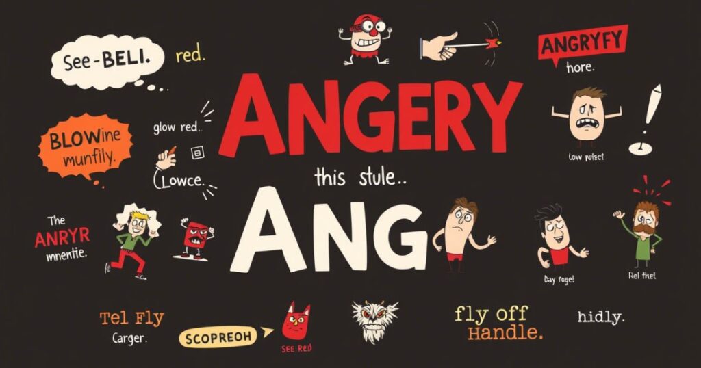 Idioms for Anger