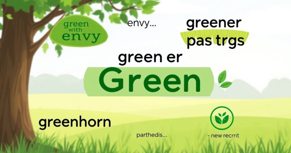 Idioms for Green