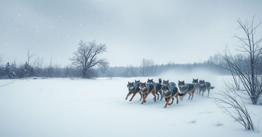 20. Winter winds howl like a pack of wolves.