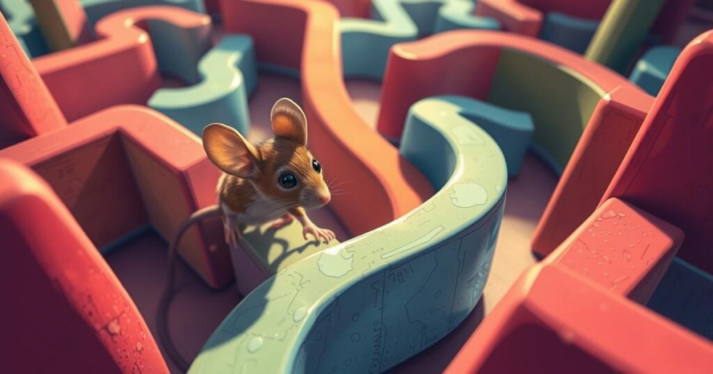 21. Like a mouse in a maze