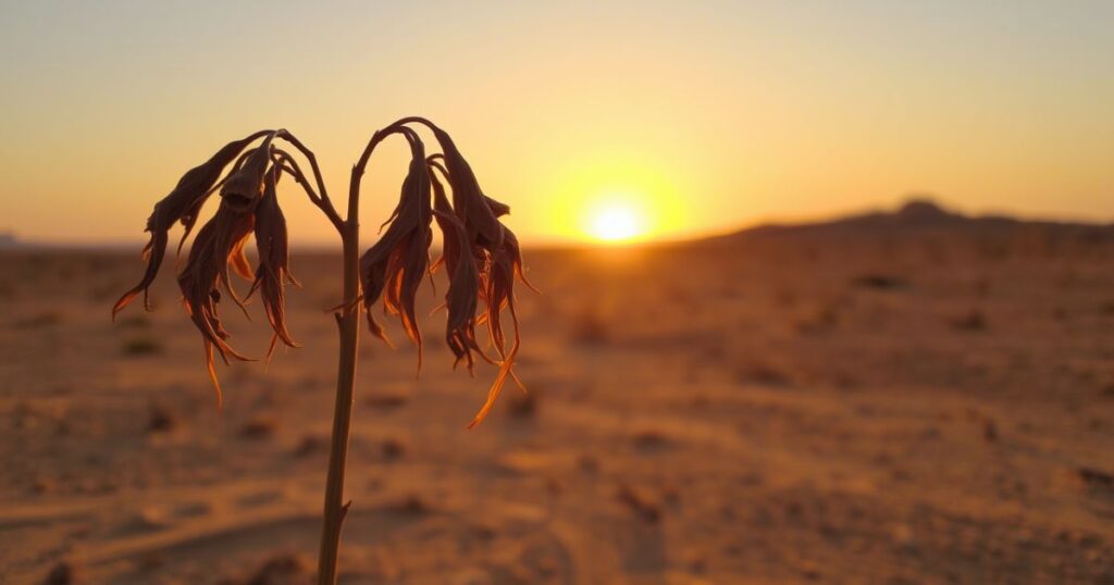 25. As tired as a plant in the desert.