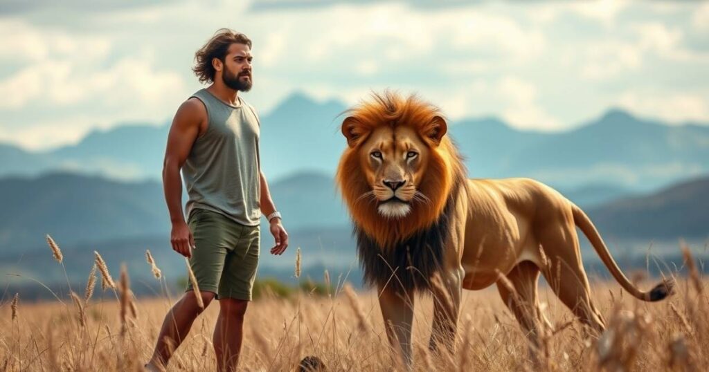 3. As brave as a lion