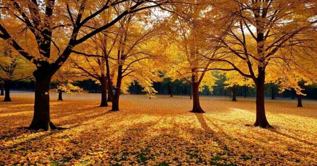 33. Fall is a golden blanket.