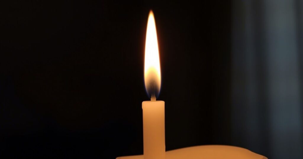 36. Calm as a candle’s steady flame