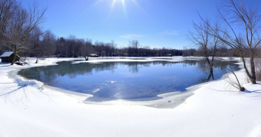 36.Winter is like a mirror reflecting the past.