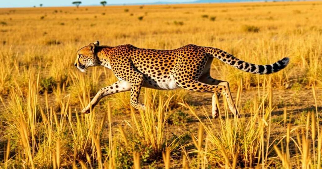 40. As fast as a cheetah