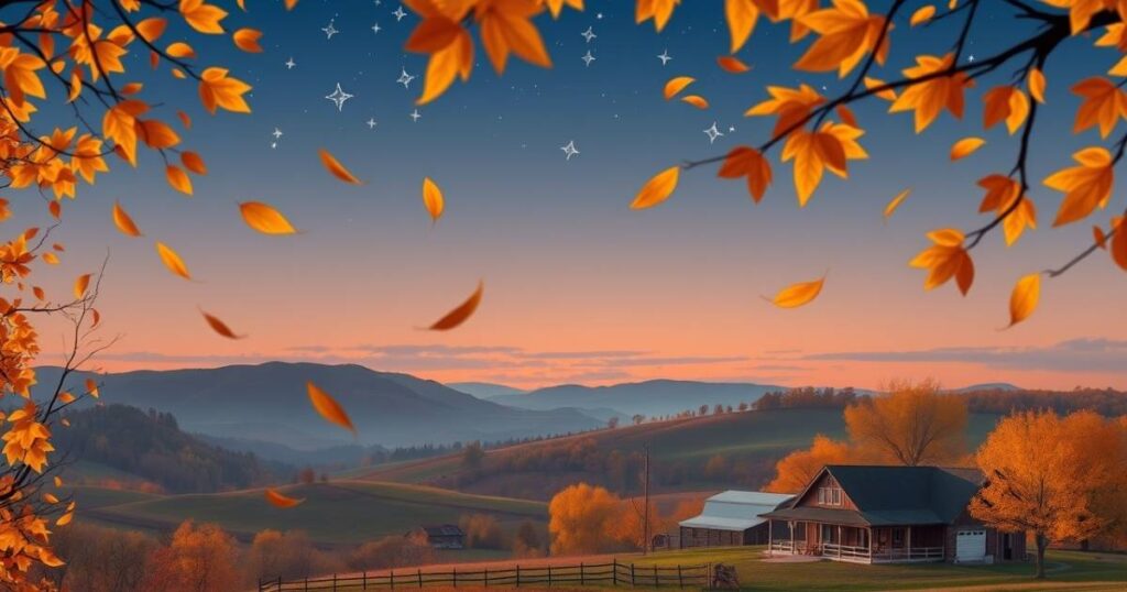 43. Fall is a harvest of stars.
