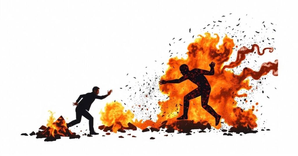 5. Conflict is a fire that spreads