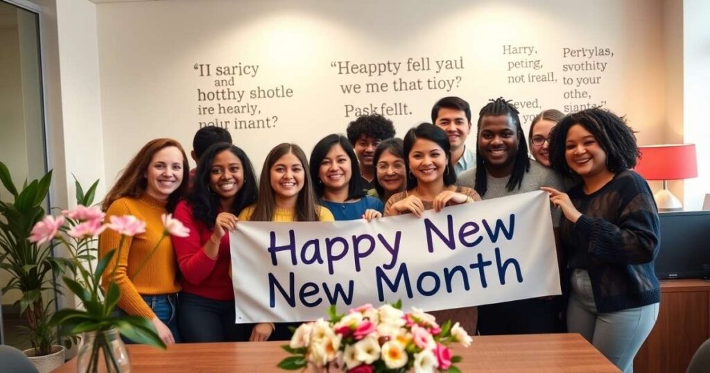Heartfelt Happy New Month Messages