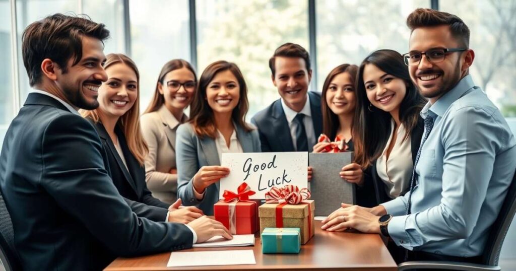 Professional Good Luck Messages for Colleagues